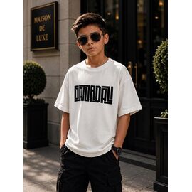 Фотография Футболка детская на мальчика 3705 white р.134-152 "Major" недорого оптом от прямого поставщика