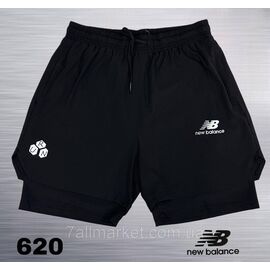 Фотография Шорты мужские спортивные микрофибра New Balance размеры 46-54 (2цв) "REMAIN" недорого от прямого поставщика
