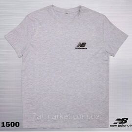 Фотография Футболка мужская молодежная New Balance батал р-ры 2XL-6XL (7цв) "REMAIN" недорого оптом от прямого поставщика