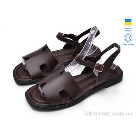 Фотография Босоножки женские летние Лето Paradize SAN-7502 коричневий (6 пар р.36-40) "Prime-Opt" недорого оптом от прямого поставщика