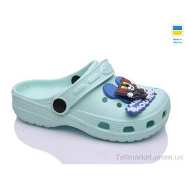 Крокси дитячі літні Літо H3-2 м'ята (6 пар р.24-29) "Inblue" недорого оптом від прямого постачальника