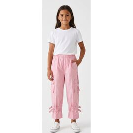Бриджі дитячі на дівчинку 167-7 pink р.13-16 "MALIBU" недорого оптом від прямого постачальника