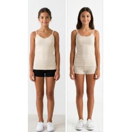 Фотография Майка детская на девочку ML251 beige р.13-16 "MALIBU" недорого оптом от прямого поставщика