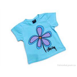Фотография Футболка детская Лето 2611 бірюзовий (4 шт. р.сетка 5-8) "Kids-modnik" недорого оптом от прямого поставщика