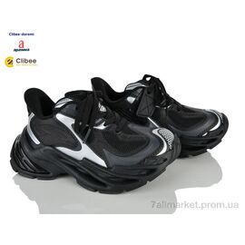 Кросівки дитячі модні Весна/осінь MQK262A black (7 пар р.31-37) "Clibee-Doremi" недорого оптом від прямого постачальника