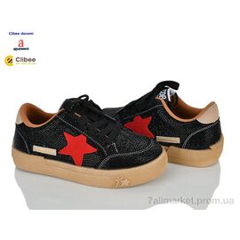 Кросівки дитячі модні Весна/осінь A261096 black (7 пар р.31-37) "Clibee-Doremi" недорого оптом від прямого постачальника