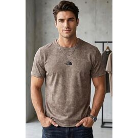 Фотография Футболка мужская 7678 beige р.S-2XL "ROLADA" недорого оптом от прямого поставщика
