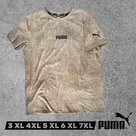 Фотография Футболка мужская 7693 brown р.3XL-7XL "ROLADA" недорого оптом от прямого поставщика