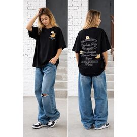 футболка дитяча на дівчинку KR663 black р.32-42 "Karolina" недорого оптом від прямого постачальника