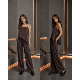 Фотография Майка детская на девочку KR755 brown р.34-42 "Karolina" недорого оптом от прямого поставщика