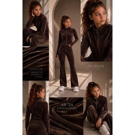 Костюм дитячий спортивний на дівчинку KR791 brown р.34-42 "Karolina" недорого оптом від прямого постачальника
