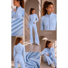 Костюм дитячий спортивний на дівчинку KR792 l.blue р.34-42 "Karolina" недорого оптом від прямого постачальника