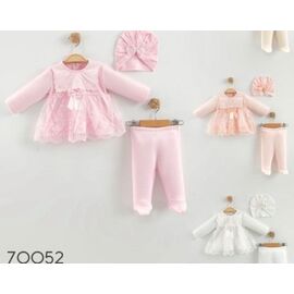 Костюм дитячий на дівчинку 70052 beige р.0-0.3 "Proschenko" недорого оптом від прямого постачальника