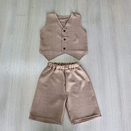 Костюм дитячий на дівчинку PR1094 beige р.116-140 "Proschenko" недорого оптом від прямого постачальника