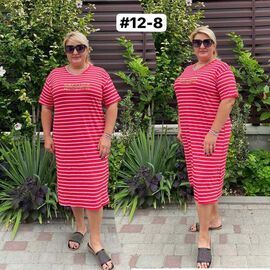 Фотография Платье летнее женское 12-8 crimson р.46-56 "ZLATA" недорого оптом от прямого поставщика