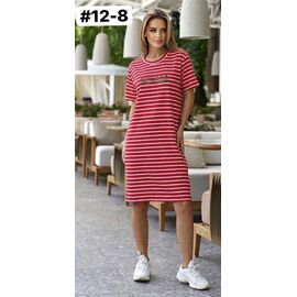 Фотография Платье летнее женское 12-8 red р.46-56 "ZLATA" недорого оптом от прямого поставщика