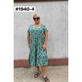 Фотография Платье летнее женское 1940-4 green р.50-56 "ZLATA" недорого оптом от прямого поставщика
