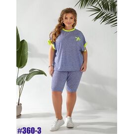 Фотография Костюм женский 360-3 blue р.50-60 "ZLATA" недорого оптом от прямого поставщика