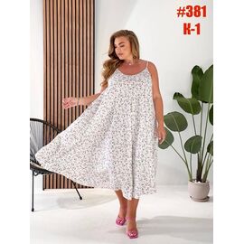 Фотография Сарафан женский 381-1 white р.48-58 "ZLATA" недорого оптом от прямого поставщика