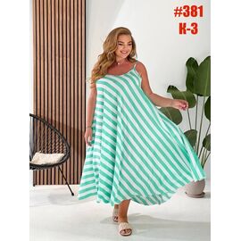Фотография Сарафан женский 381-3 green р.48-58 "ZLATA" недорого оптом от прямого поставщика