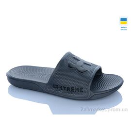 Шльопанці чоловічі пляжні Літо 6124 графіт (8 пар р.40-45) "DeMur" недорого оптом від прямого постачальника