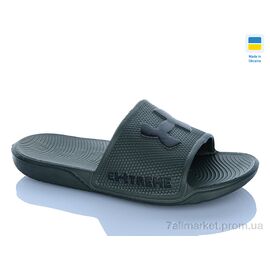 Шльопанці чоловічі пляжні Літо 6124 хакі (8 пар р.40-45) "DeMur" недорого оптом від прямого постачальника