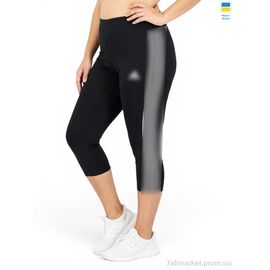 Капрі жіночі Літо 066AD чорний (4 шт. р.сітка2XL-5XL) "Sport style" недорого оптом від прямого постачальника