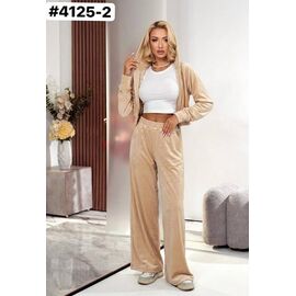 Фотография Костюм спортивный женский тёплый 4125-2 beige р.42-48 "ZLATA" недорого оптом от прямого поставщика
