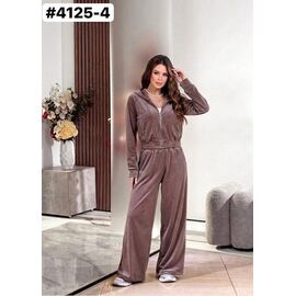Фотография Костюм спортивный женский тёплый 4125-4 brown р.42-48 "ZLATA" недорого оптом от прямого поставщика