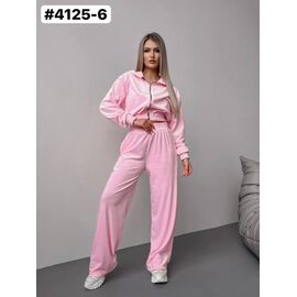 Фотография Костюм спортивный женский тёплый 4125-6 pink р.42-48 "ZLATA" недорого оптом от прямого поставщика