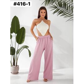 Фотография Штаны женские 416-1 pink р.44-50 "ZLATA" недорого оптом от прямого поставщика