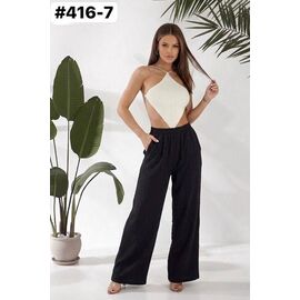 Фотография Штаны женские 416-7 black р.44-50 "ZLATA" недорого оптом от прямого поставщика