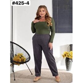 Фотография Штаны женские 425-4 grey р.50-60 "ZLATA" недорого оптом от прямого поставщика