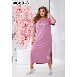 Фотография Платье летнее женское 600-3 pink р.50-60 "ZLATA" недорого оптом от прямого поставщика