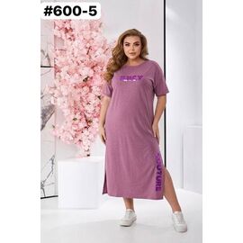 Фотография Платье летнее женское 600-5 powder р.50-60 "ZLATA" недорого оптом от прямого поставщика