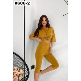 Фотография Костюм женский 606-2 orange р.44-48 "ZLATA" недорого оптом от прямого поставщика