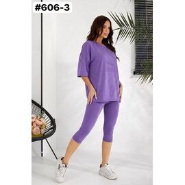 Фотография Костюм женский 606-3 purple р.44-48 "ZLATA" недорого оптом от прямого поставщика