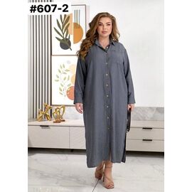 Фотография Сарафан женский 607-2 grey р.50-60 "ZLATA" недорого оптом от прямого поставщика