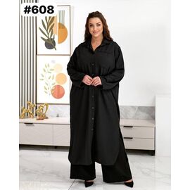 Фотография Кардиган женский 608 black р.50-60 "ZLATA" недорого оптом от прямого поставщика