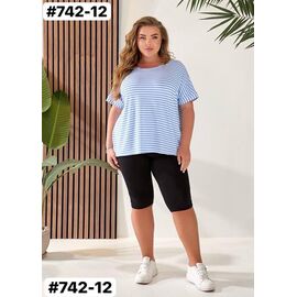 Фотография Костюм женский 742-12 l.blue р.52-56 "ZLATA" недорого оптом от прямого поставщика