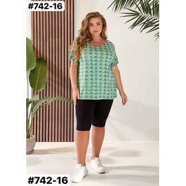 Фотография Костюм женский 742-16 green р.52-56 "ZLATA" недорого оптом от прямого поставщика