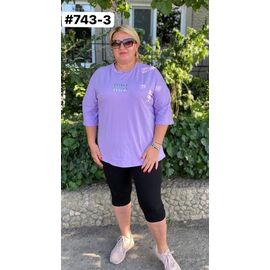 Фотография Костюм женский 743-3 lilac р.50-60 "ZLATA" недорого оптом от прямого поставщика