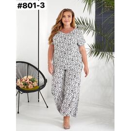Фотография Костюм женский 801-3 white р.50-60 "ZLATA" недорого оптом от прямого поставщика