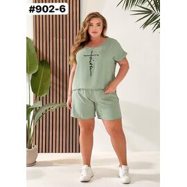 Фотография Костюм женский 802-6 mint р.48-58 "ZLATA" недорого оптом от прямого поставщика
