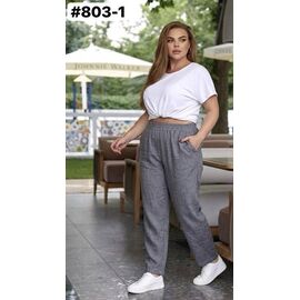 Фотография Штаны женские 803-1 grey р.50-60 "ZLATA" недорого оптом от прямого поставщика