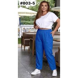Фотография Штаны женские 803-5 blue р.50-60 "ZLATA" недорого оптом от прямого поставщика