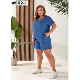 Фотография Костюм женский 902-1 blue р.48-58 "ZLATA" недорого оптом от прямого поставщика