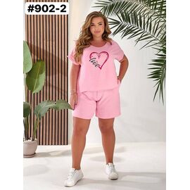 Фотография Костюм женский 902-2 pink р.48-58 "ZLATA" недорого оптом от прямого поставщика