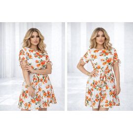 Фотография Платье летнее женское 2445 white р.48-58 "BONJOUR" недорого оптом от прямого поставщика
