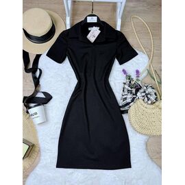 Фотография Платье летнее женское 2457 black р.40-44 "BONJOUR" недорого оптом от прямого поставщика